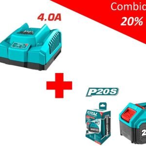 Combideal Total lithium ion lader + 4.0aH lithium ion accu