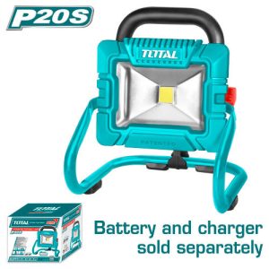Total - LED Bouwlamp - Lithium ion 20V - 20W - 900-1800 lumen - Losse body
