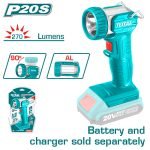 Total - LED Werklamp - Looplamp - Lithium ion 20V - 5W - 270 lumen - Losse body