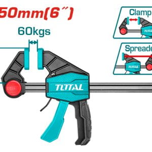 Total - Lijmklem - 150mm - Maximale klemkracht 60kgs