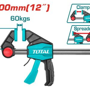 Total - Lijmklem - 300mm - Maximale klemkracht 60kgs