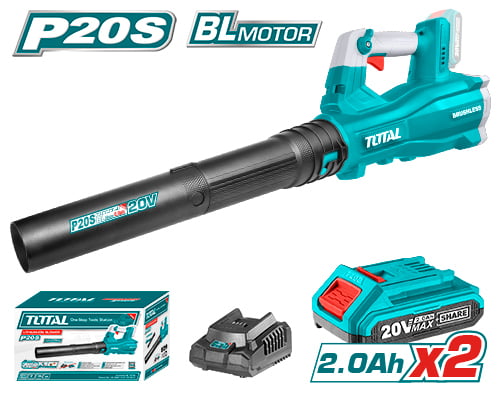 Total Tools - Bladblazer - Lithium ion 2,0ah 20V - Inclusief 2x accu & 1x lader