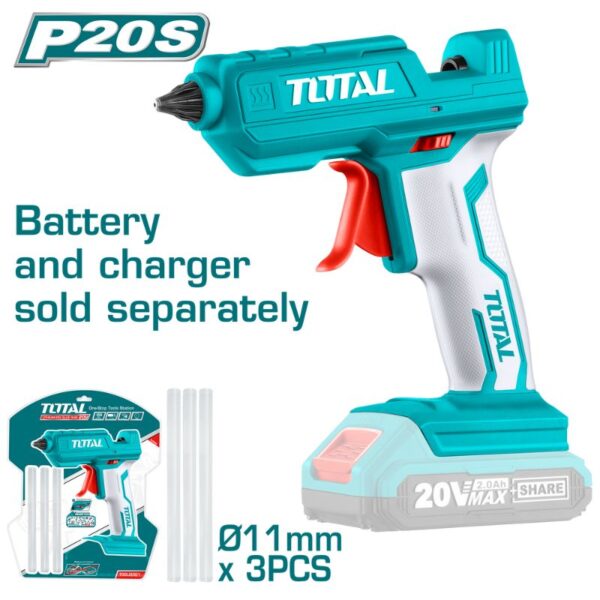 Lithium-ion lijmpistool